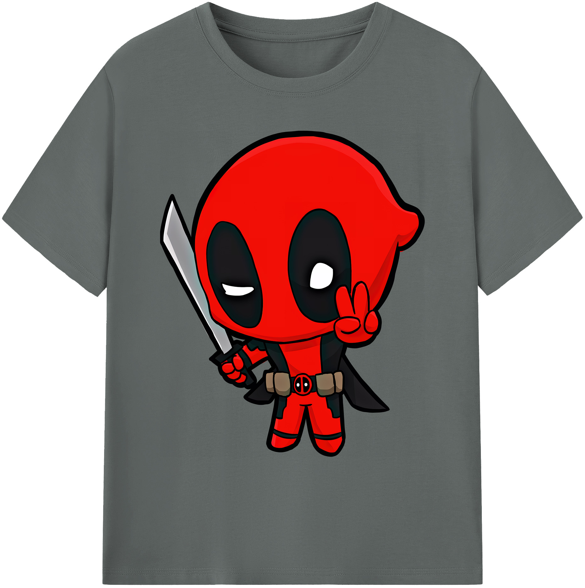 （画像用） Deadpool デッドプール 綿100％ メンズ半袖Tシャツ｜肌触りやわらか＆通気性
